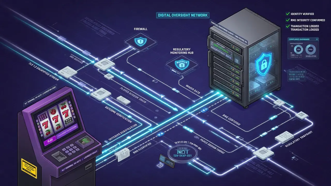 Schema tecnico monitoraggio VLT SOGEI